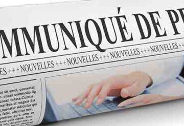 communiqué de presse